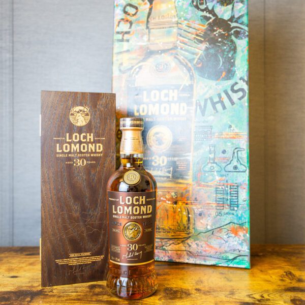 CHARITY COMPETITION - Loch Lomond 30YO + 1 of 1 Canvas Of The Loch Lomond 30YO By Fait Maiz!!!  PLEASE DONATE TO A GREAT CAUSE!