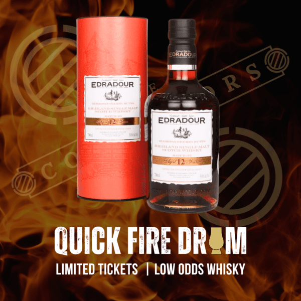 QUICK FIRE DRAM - Edradour 2012 12 Year Old Cask Strength Batch 5 59%