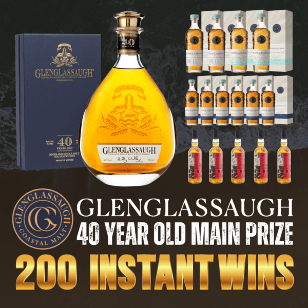 WIN BILLY'S FORGOTTEN GEM! THE GLENGLASSAUGH 40YO!! 100 INSTANT WINS!