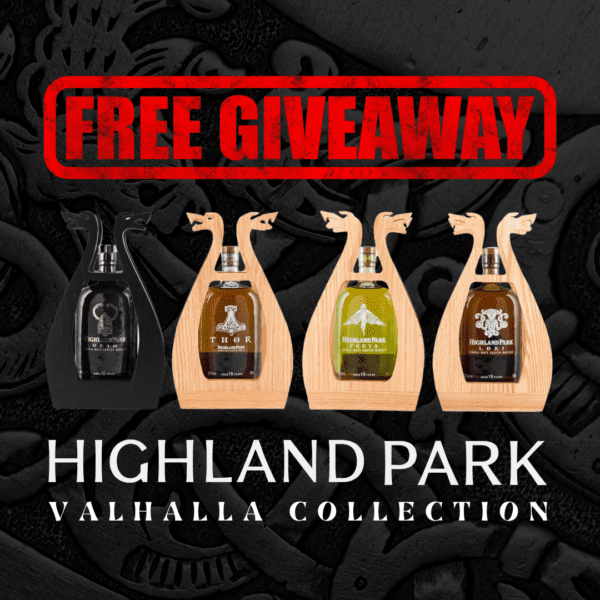 FREE GIVEAWAY! HIGHLAND PARK VALHALLA COLLECTION - 4 BOTTLE SET!!