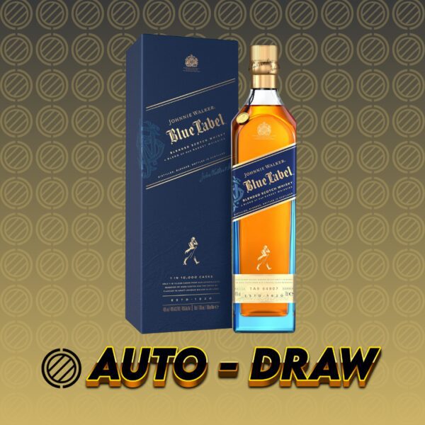 AUTO DRAW - JOHNNIE WALKER BLUE LABEL!