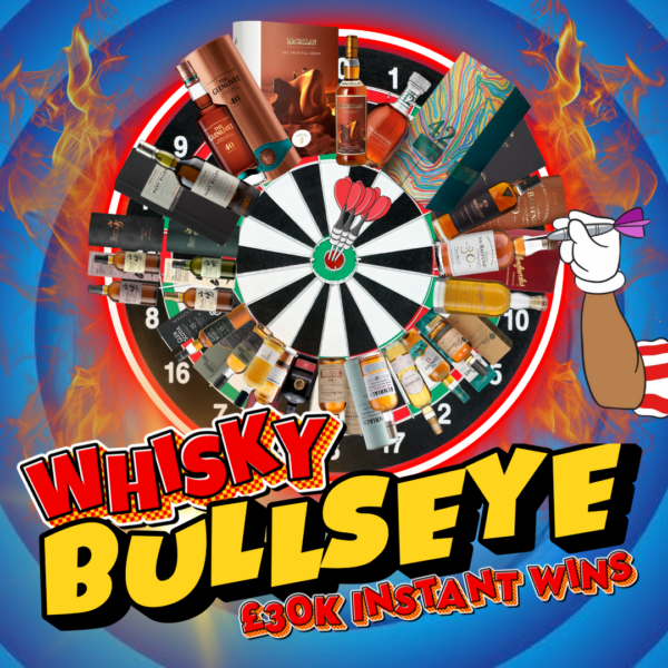 WHISKY BULLSEYE!! WIN £30,000 WORTH OF DRAMS INSTANTLY! £1000 END PRIZE!