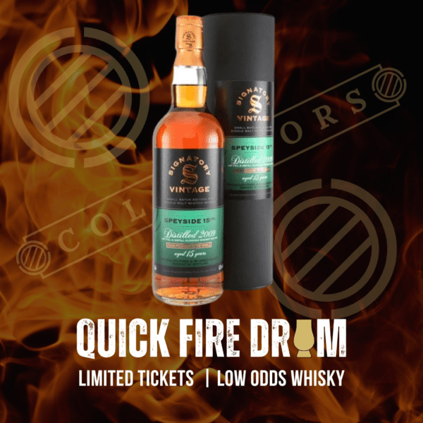 QUICK FIRE DRAM | Speyside M 2009 15 Year Old Signatory Vintage Small Batch 18!