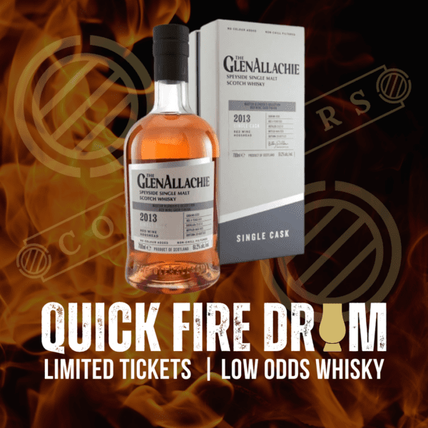 QUICK FIRE DRAM - Glenallachie 2013 11 Year Old Red Wine Cask Finish