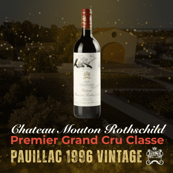 FROM THE COLLECTORS CELLAR | CHÂTEAU MOUTON ROTHSCHILD PAUILLAC 1996 VINTAGE!!