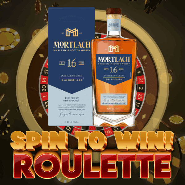 SPIN TO WIN! Mortlach 16 Year Old!
