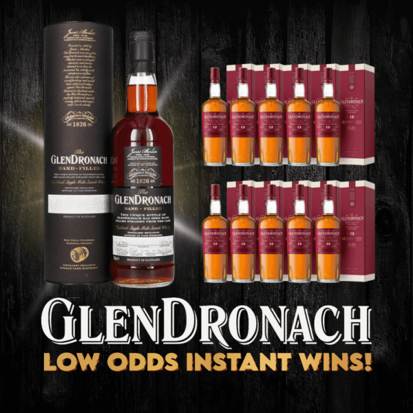 WIN THE HAND FILLED GLENDRONACH 27 YEAR OLD + 100 INSTANT WINS!