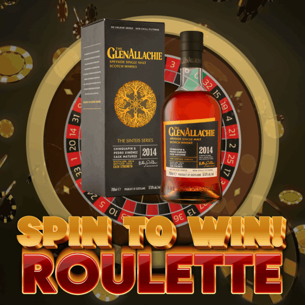 SPIN TO WIN | SUPER LOW ODDS - Glenallachie 2014 Sinteis Series Chinquapin and PX Matured 57.8%!