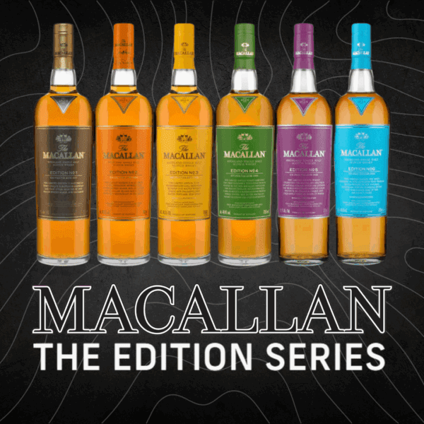 WIN THE FULL SET! THE MACALLAN EDITION SERIES! LOW ODDS 6 BOTTLE PRIZE!