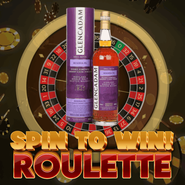 SPIN TO WIN SUPER LOW ODDS - Glencadam Reserva PX Sherry Cask Finish!