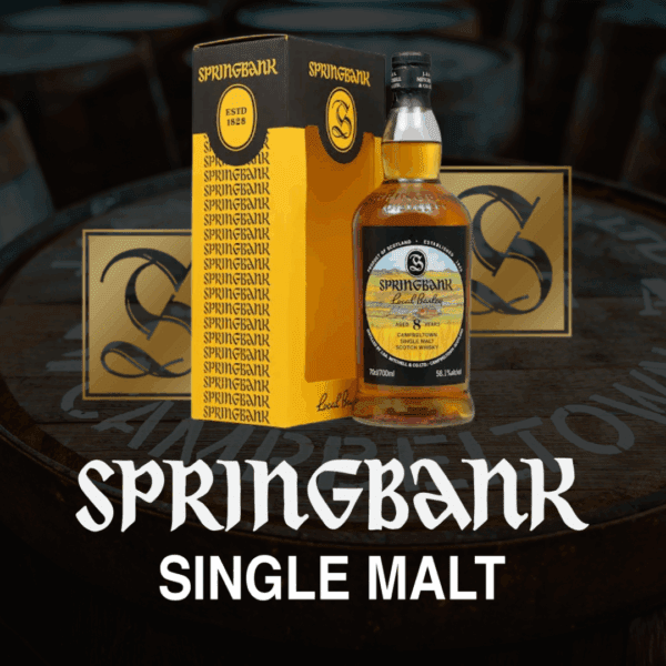SPRINGBANK 8 YEAR OLD LOCAL BARLEY 2025 EDITION 58.1%!!