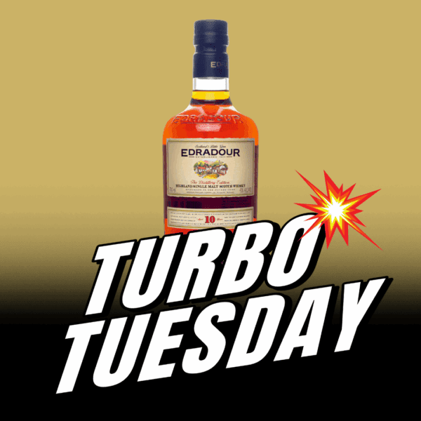 TURBO TUESDAY! WIN THE Edradour 10 Year Old NEW 43%!